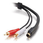 Cablestogo 2m Value Series S-Video/RCA-Type Audio Cable (80050)